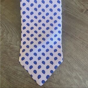 GANT silk tie - salmon pink pasiley